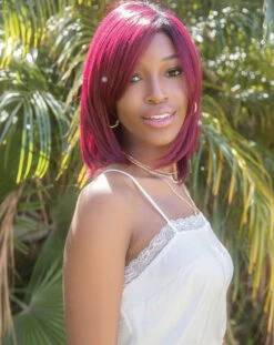 Sassy Wig By Rene Of Paris | Heat Friendly Synthetic -Exquisite Wig Shop 411 Sassy Plum Dandy 1