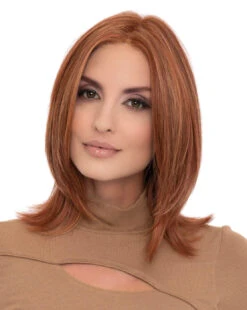 Lisa Wig By Envy | Human Hair/Synthetic Blend -Exquisite Wig Shop 4Lisa LighterRed 808 OL