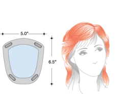 Long Top Piece By Rene Of Paris 20 Long Top Piece By Rene Of Paris -Exquisite Wig Shop 752 LongTP illust