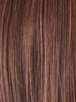 Just Hair Piece By Ellen Wille | Heat Friendly Synthetic Topper -Exquisite Wig Shop Auburn Rooted33 103 4