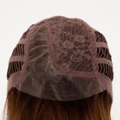 Ava Wig By Envy | Mono Part | Human Hair | Synthetic Blend -Exquisite Wig Shop AvaFront CreamedCoffee