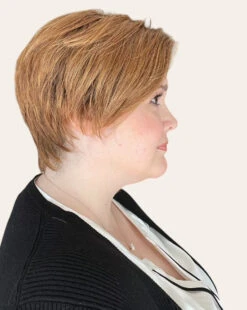 Billie Wig By Envy | Human Hair/Synthetic Blend -Exquisite Wig Shop Billie Envy CreamedCoffee Right