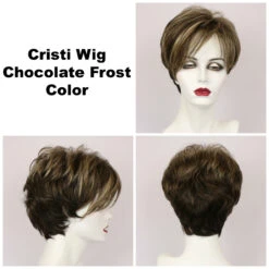 Cristi Wig By Godiva's Secret Wigs -Exquisite Wig Shop Cristi Choc Frost 360 36396.1443043694.1280.1280