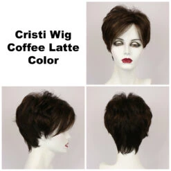 Cristi Wig By Godiva's Secret Wigs -Exquisite Wig Shop Cristi Coffee Latte 360 98903.1443043593.1280.1280