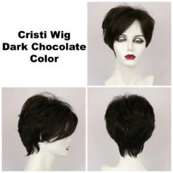 Cristi Wig By Godiva's Secret Wigs -Exquisite Wig Shop Cristi Dark Choc 360 19578.1443043579.1280.1280