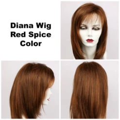 Diana LF Wig By Godiva's Secret Wigs 26 Diana LF Wig By Godiva's Secret Wigs -Exquisite Wig Shop Diana Red Spice 360 06728.1444673318.500.659