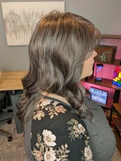 Reeves Wig By Estetica -Exquisite Wig Shop EsteticaReevesinChocolateSmokeSide1