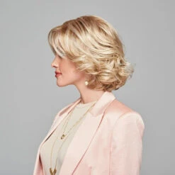 Twirl And Curl Wig By Gabor | Mono Part | Lace Front 23 Twirl And Curl Wig By Gabor | Mono Part | Lace Front -Exquisite Wig Shop GB Ecomm TwirlandCurl Model Side2