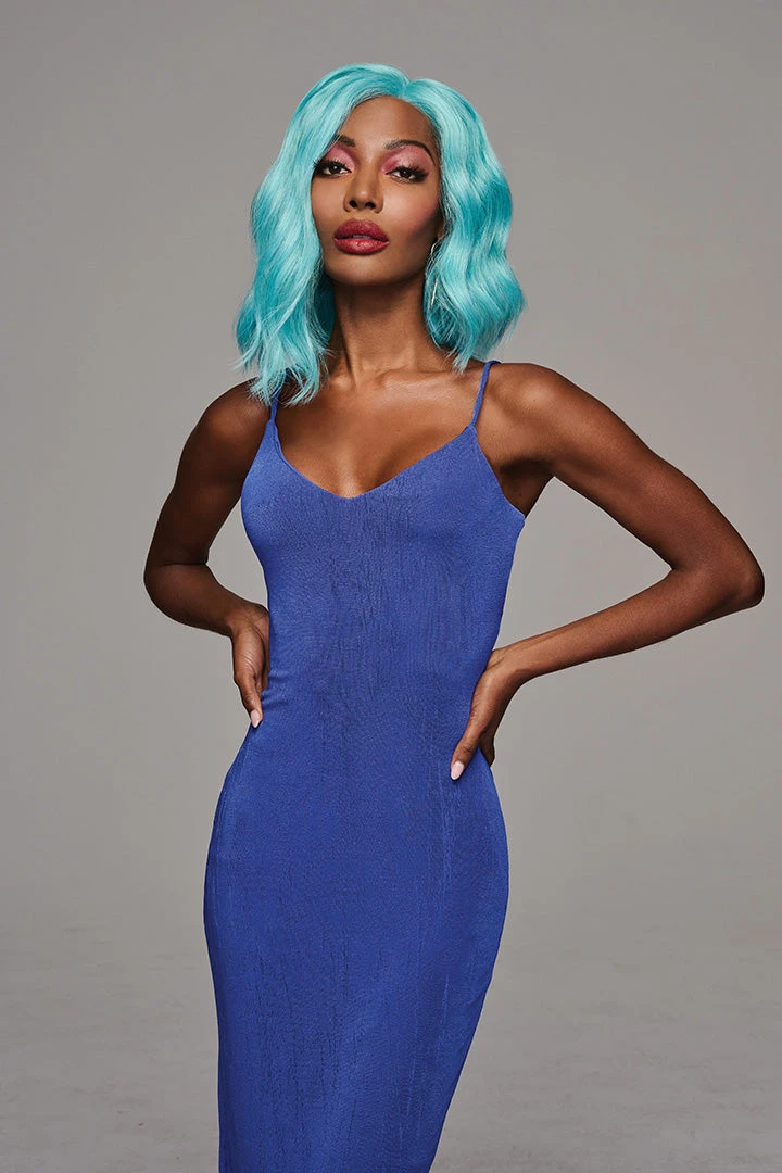 Blue Babe Wig By Hairdo | Heat-Friendly Synthetic 6 Blue Babe Wig By Hairdo | Heat-Friendly Synthetic - Image 6