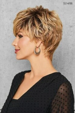 Full Fringe Pixie Wig By Hairdo -Exquisite Wig Shop HD FullFringePixie Model Side3