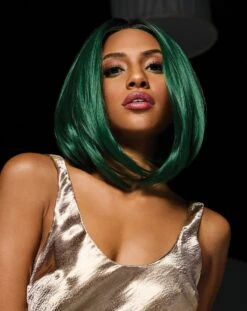 Green IRL Wig By Hairdo | Mono Part 18 Green IRL Wig By Hairdo | Mono Part -Exquisite Wig Shop HD GreenIRL Model1 Front2