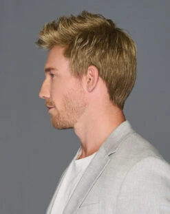 Dapper Men's Wig By HIM | Mono Crown 24 Dapper Men's Wig By HIM | Mono Crown -Exquisite Wig Shop HIM Dapper Model Side3