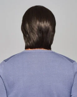 Sharp Men's Wig By HIM | Mono Top | Human Hair Blend -Exquisite Wig Shop HIM Sharp Model2 OutoftheBox Side3
