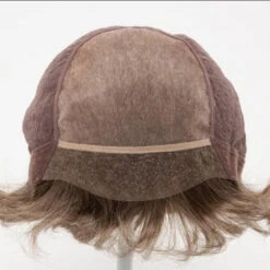 Heather Wig By Envy | Mono Top | Human Hair Blend -Exquisite Wig Shop HeatherFront DarkGrey