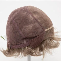 Heather Wig By Envy | Mono Top | Human Hair Blend -Exquisite Wig Shop HeatherSide DarkGrey