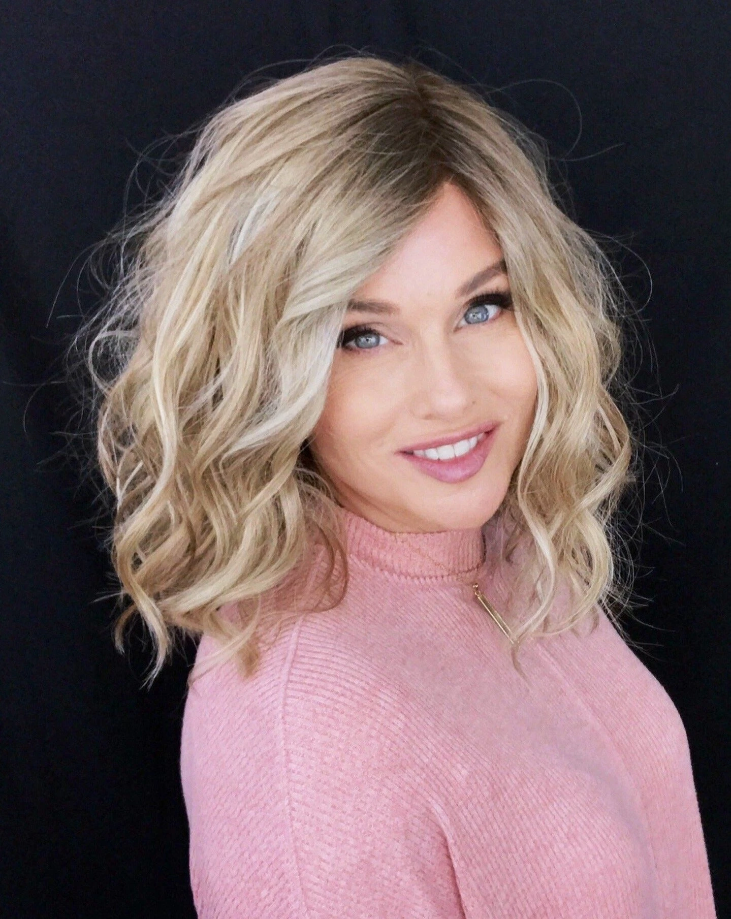 Emma Wig By Envy | Mono Part | Human Hair | Synthetic Blend 1 Emma Wig By Envy | Mono Part | Human Hair | Synthetic Blend