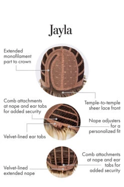 Jayla Wig By Kim Kimble | Heat-Friendly Synthetic 32 Jayla Wig By Kim Kimble | Heat-Friendly Synthetic -Exquisite Wig Shop KK Jayla CapConstruction