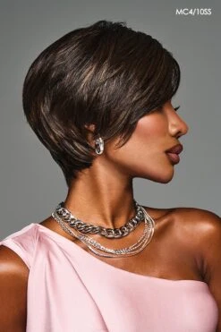 Jayla Wig By Kim Kimble | Heat-Friendly Synthetic 24 Jayla Wig By Kim Kimble | Heat-Friendly Synthetic -Exquisite Wig Shop KK Jayla Model3 Side1