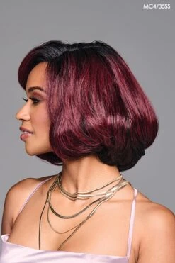 Kiara Wig By Kim Kimble | Heat-Friendly Synthetic 21 Kiara Wig By Kim Kimble | Heat-Friendly Synthetic -Exquisite Wig Shop KK Kiara Model Side1