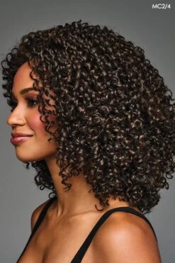 Makayla Wig By Kim Kimble | Heat-Friendly Synthetic -Exquisite Wig Shop KK Makayla Model2 Side1