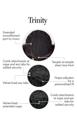 Trinity Wig By Kim Kimble | Heat-Friendly Synthetic 25 Trinity Wig By Kim Kimble | Heat-Friendly Synthetic -Exquisite Wig Shop KK Trinity CapConstruction