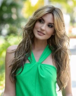 Krista Wig By Envy | Mono Top | Human Hair | Synthetic Blend -Exquisite Wig Shop Krista LS11