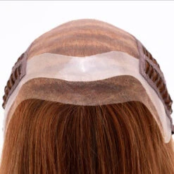 Lisa Wig By Envy | Human Hair/Synthetic Blend -Exquisite Wig Shop Lisa Front LighterRed