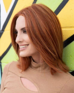 Lisa Wig By Envy | Human Hair/Synthetic Blend -Exquisite Wig Shop Lisa LighterRed 6606