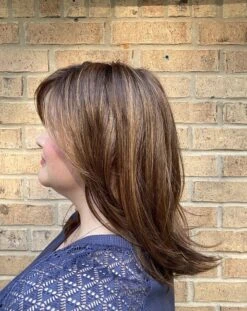 Luna Wig By Ellen Wille | Mono Crown -Exquisite Wig Shop Lunachocolateshadedside1