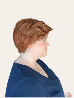 Paula Wig By Envy | Human Hair/Synthetic Blend 38 Paula Wig By Envy | Human Hair/Synthetic Blend -Exquisite Wig Shop Paula Envy LighterRed Right