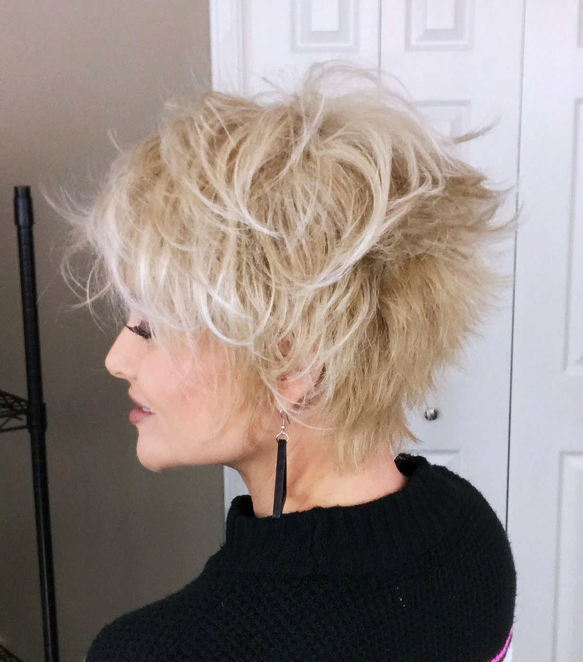 Flame Wig By Envy | Mono Crown | Human Hair | Synthetic Blend 8 Flame Wig By Envy | Mono Crown | Human Hair | Synthetic Blend - Image 8