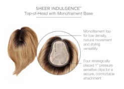 Go All Out 10" Topper By Raquel Welch 24 Go All Out 10" Topper By Raquel Welch -Exquisite Wig Shop RW GoAllOut10 Cap