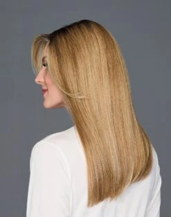 Top Billing 18" Topper By Raquel Welch | Mono Top -Exquisite Wig Shop RW TopBilling18 Model Side1