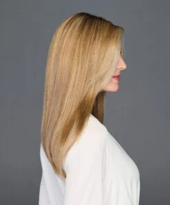 Top Billing 18" Topper By Raquel Welch | Mono Top -Exquisite Wig Shop RW TopBilling18 Model Side2