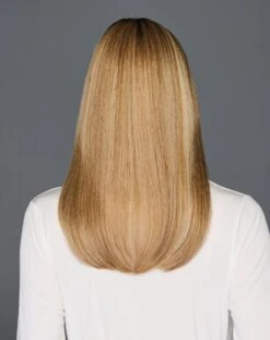 Top Billing 18" Topper By Raquel Welch | Mono Top -Exquisite Wig Shop RW TopBilling18 Model Side3