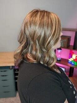 Crave The Wave Topper By Raquel Welch -Exquisite Wig Shop RWCravetheWaveSSIcedCafeLatteSide1