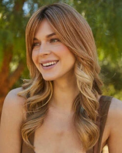 Remy Human Hair Topper 10" By Amore | Mono Top -Exquisite Wig Shop RemyTP10HazenutCreamRoot10