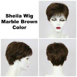 Sheila Wig By Godiva's Secret Wigs -Exquisite Wig Shop Sheila Marble Brown 19228.1458852441.1280.1280