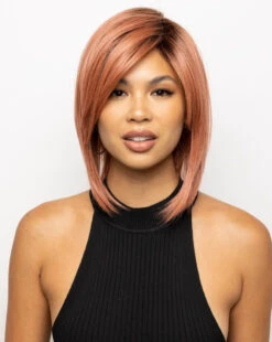 Silky Sleek By Rene Of Paris | Muse Series -Exquisite Wig Shop Silky Sleek Dusty Rose 9143