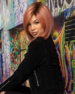 Silky Sleek By Rene Of Paris | Muse Series -Exquisite Wig Shop Silky Sleek Dusty Rose 94389