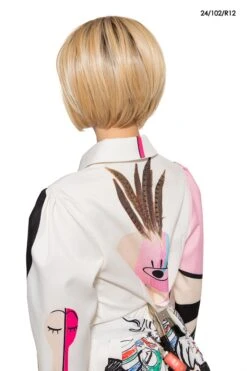 Smooth Cut Bob Wig By TressAllure | Mono Top | Heat-Friendly Synthetic -Exquisite Wig Shop Smooth Cut 24102R12 0407 Edit