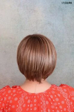 Smooth Cut Bob Wig By TressAllure | Mono Top | Heat-Friendly Synthetic -Exquisite Wig Shop SmoothCutBob1723R8TAbackc