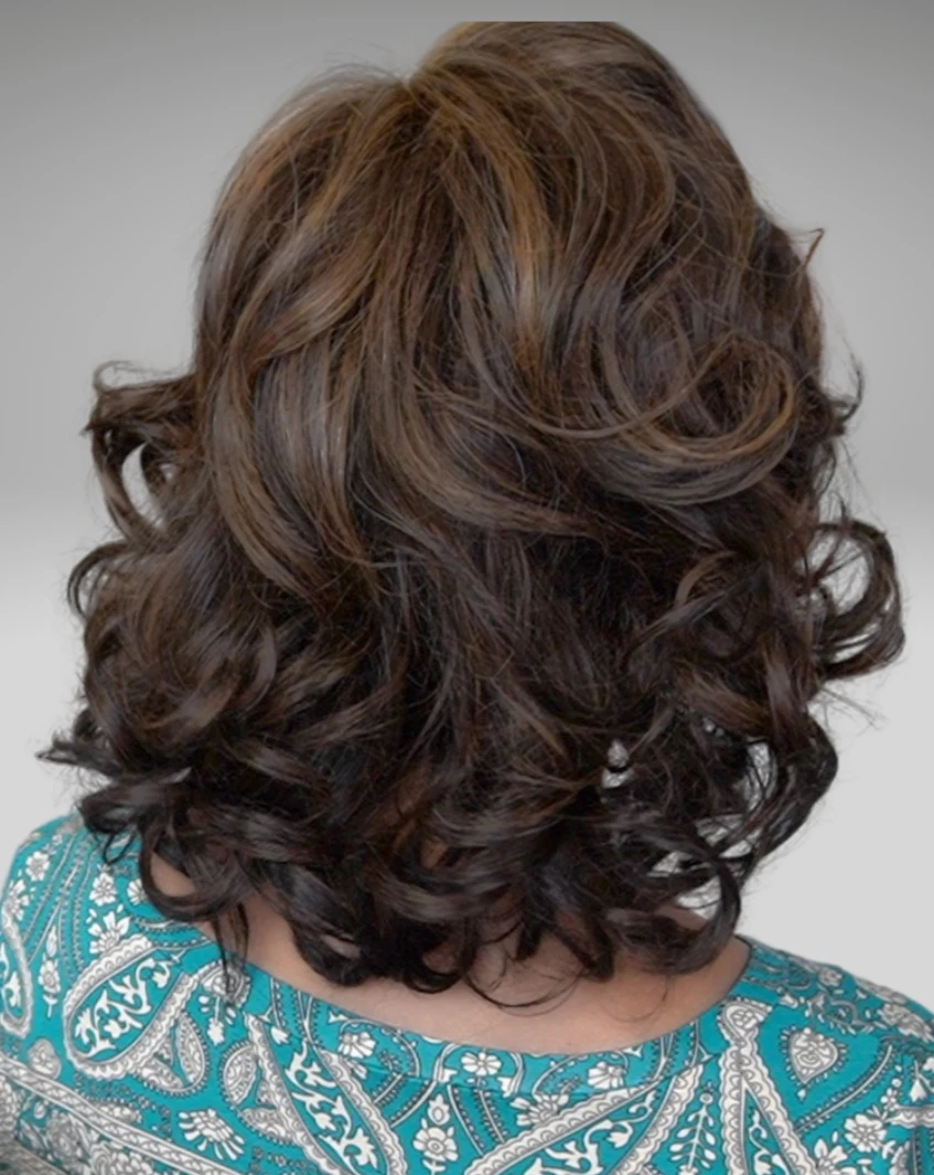 Casual Curls Wig By TressAllure | Mono Part 10 Casual Curls Wig By TressAllure | Mono Part - Image 10