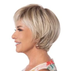 Contemporary Bob Wig By Toni Brattin | Large Cap -Exquisite Wig Shop TB ContemporaryBob Model Side1 b7767af0 e911 46aa 8642 32dd4794220a