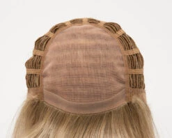 Taryn Wig By Envy| Mono Top | Human Hair | Synthetic Blend -Exquisite Wig Shop TarynFront GingerCream