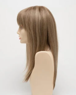 Taryn Wig By Envy| Mono Top | Human Hair | Synthetic Blend -Exquisite Wig Shop TarynLeftSide GingerCream
