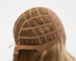 Taryn Wig By Envy| Mono Top | Human Hair | Synthetic Blend -Exquisite Wig Shop TarynSide GingerCream