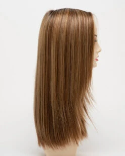 Veronica Wig By Envy | Mono Top | Human Hair | Synthetic Blend -Exquisite Wig Shop VeronicaRightSide GoldenNutmeg