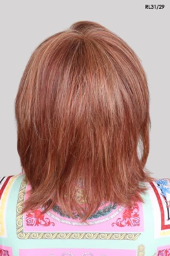 Black Tie Chic Wig By Raquel Welch | Heat-Friendly Synthetic -Exquisite Wig Shop cBlackTieChicRWFieryCopperBack