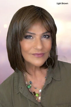 Whisper Wig By Toni Brattin | Heat-Friendly Synthetic | Large Cap 24 Whisper Wig By Toni Brattin | Heat-Friendly Synthetic | Large Cap -Exquisite Wig Shop cTBWHISPERLightBrownFront2 85da90ee 6213 43fb 8496 d445863980b6